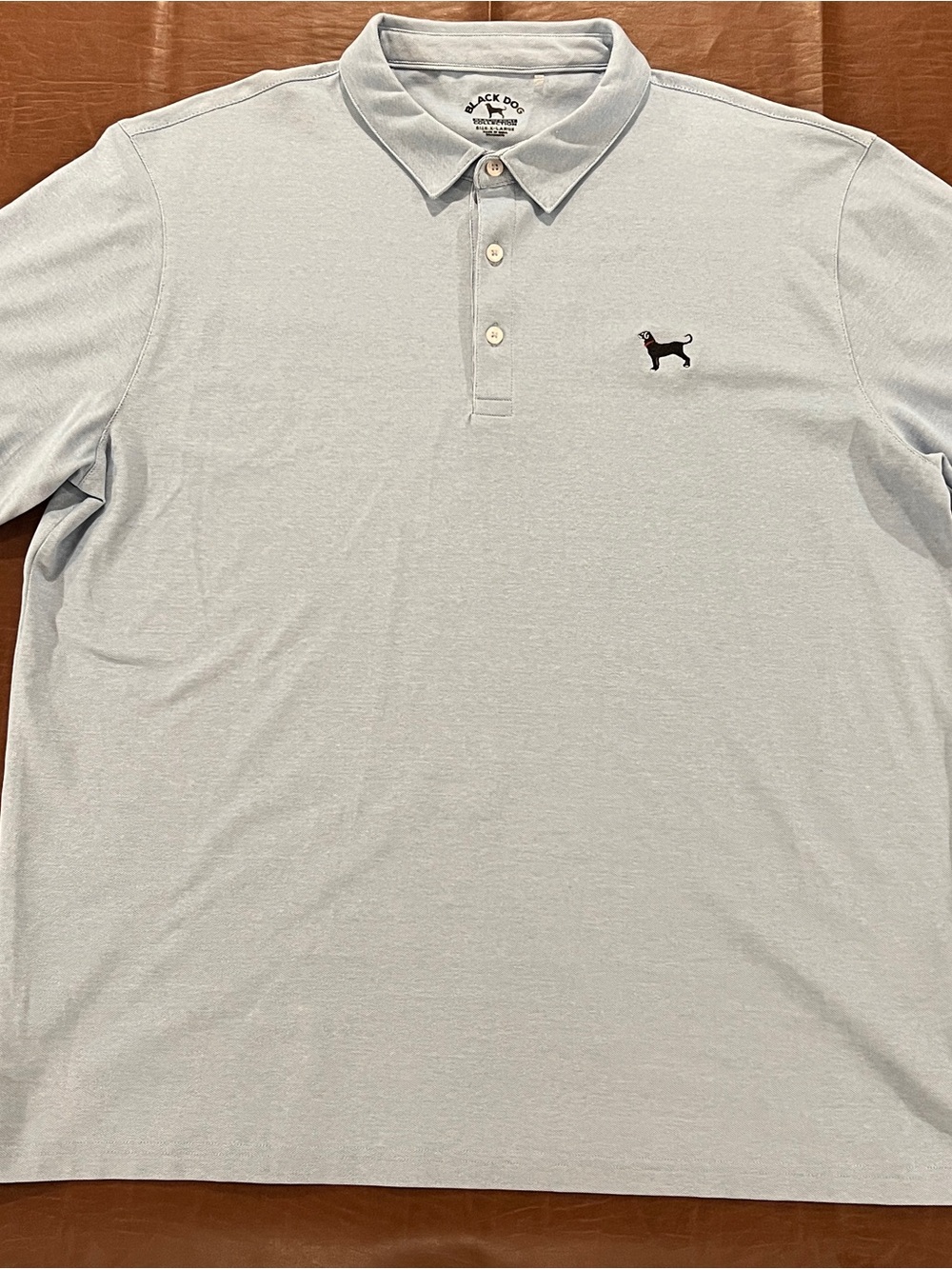 The Black Dog Men’s Blue Polo Shirt - Size XL - Picture 2 of 12